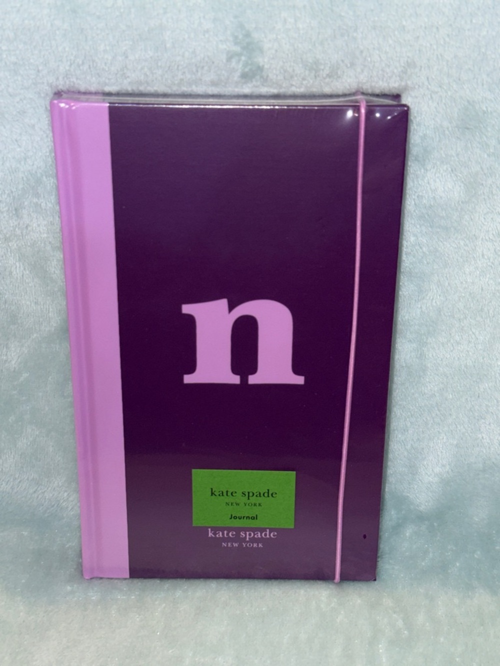 kate spade Purple and Lavender Hardcover Journal with Monogram